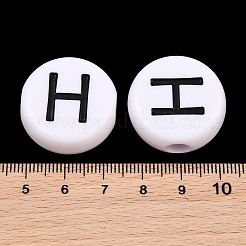 Opaque Acrylic European Beads&nbsp;AC-CBA3BDD-01H