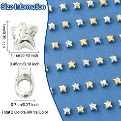 80Pcs 2 Colors CCB Plastic Beads&nbsp;CCB-YW0001-59