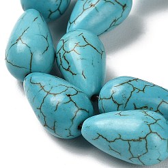 Synthetic Howlite Beads Strands&nbsp;TURQ-F018-05A