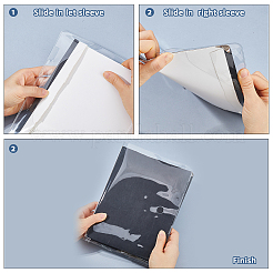 Transparent PVC Book Cover&nbsp;OFST-WH0004-105A