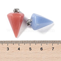 Synthetic Noctilucent Stone/Luminous Stone Pendants&nbsp;G-Z054-04A