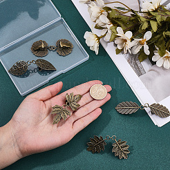 5Pcs 5 Styles Alloy Cardigan Clips&nbsp;AJEW-SC0004-38AB