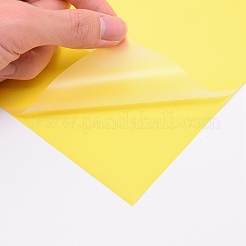 Pu伝熱フィルム  衣類用アクセサリー  長方形  きいろ  305x250x0.3mm&nbsp;DIY-WH0260-30A