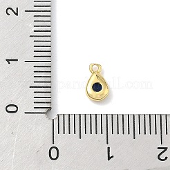 Brass Micro Pave Cubic Zirconia Charms&nbsp;KK-G548-20G-02