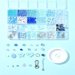Ocean Color DIY Mobile Phone Strap Making Kit&nbsp;DIY-FS0006-56