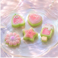 Opaque Resin Cabochons&nbsp;RE-CBAB663-03