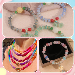 2 Strands Glass Beads Strands&nbsp;GLAA-PA0001-61C