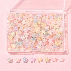 200Pcs Gradient Color Transparent Acrylic Beads&nbsp;MACR-FS0002-03