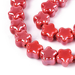 Handmade Porcelain Bead Strands&nbsp;PORC-N011-04G