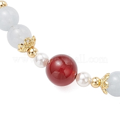 Natural White Jade Bracelets&nbsp;BJEW-JB11973-03
