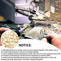 500Pcs Brass Chip Solder&nbsp;KK-CN0003-23A
