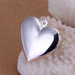Brass Hollow Heart Diffuser Locket Pendants&nbsp;KK-BB11640