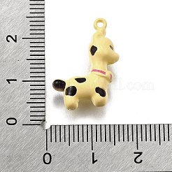 合金エナメルチャーム  動物のチャーム  鹿  20x7.5x14.5mm  穴：1.2mm&nbsp;ENAM-D303-05A