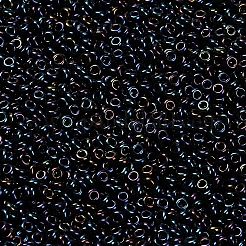 トーホー 8/0 デミラウンドビーズ  日本製シードビーズ  （メタリックブルーアイリス82)個  8/0  3x1.15mm  穴：1.2mm  約3722個/50g&nbsp;Y-SEED-DR08-0082