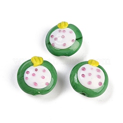 Handmade Lampwork Bumpy Beads Strands&nbsp;LAMP-Q002-02B