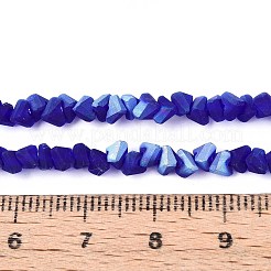 Frosted Transparent Glass Beads Strands&nbsp;GLAA-N054-4mm-11