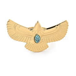 Eagle 304 Stainless Steel Adjustable Rings for Women&nbsp;RJEW-F158-04G-02