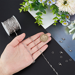 DIY Chain Bracelet Necklace Making Kit&nbsp;DIY-BBC0001-66