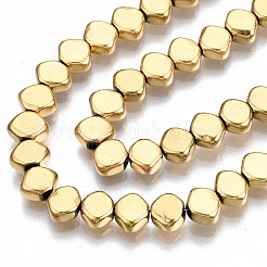 Electroplate Non-magnetic Synthetic Hematite Beads Strands&nbsp;G-T114-92G