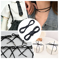 4 Yards 2 Styles Flat PU Leather Cord&nbsp;WL-CL0001-27