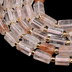 Natural Hematoid Quartz/Ferruginous Quartz Beads Strands&nbsp;GG-CBA5B6F-E02-01