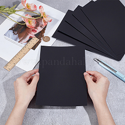 ABSプラスチックシート  DIYクラフト製作用品  長方形  ブラック  250x150x0.5mm&nbsp;KY-WH0045-66B-01