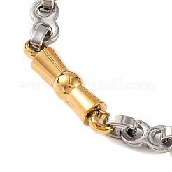 201 Stainless Steel Link Chain Bracelets&nbsp;BJEW-B078-128GP