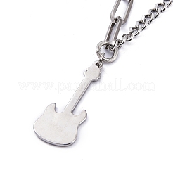 Non-Tarnish 304 Stainless Steel Double Layer Necklaces&nbsp;NJEW-M181-07P