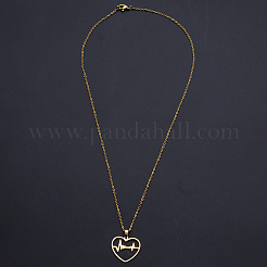 201 Stainless Steel Pendants Necklaces&nbsp;NJEW-S105-JN696-45-2