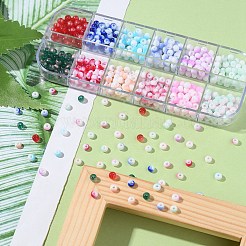 48G 12Colors 6/0 Opaque Glass Seed Beads&nbsp;SEED-YW0002-18