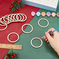 Unfinished Wooden Linking Rings&nbsp;WOOD-NB0001-98A