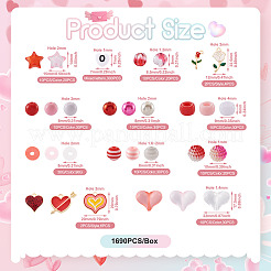 DIY Jewelry Making Finding Kit for Valentine's Day&nbsp;DIY-CD0001-44
