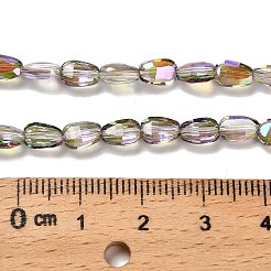 Electroplate Glass Beads Strands&nbsp;EGLA-P064-01B-HR02
