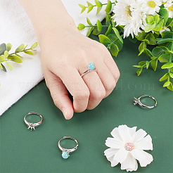 6Pcs Brass Adjustable Ring Findings&nbsp;KK-GO0001-42