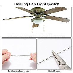 12Pcs 2 Styles Synthetic Turquoise Charms Ceiling Fan Pull Chain Extenders&nbsp;HJEW-CP00005