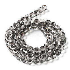 Electroplate Rondelle Glass Beads Strands&nbsp;EGLA-A036-09A-PL02