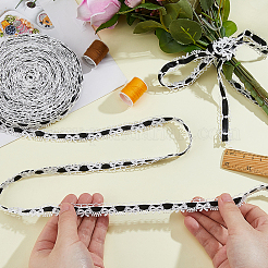 Polyester Bowknot Ribbons&nbsp;OCOR-WH0112-052B