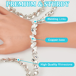 3 Yards Glass Rhinestone Chains&nbsp;DIY-DR0002-10E