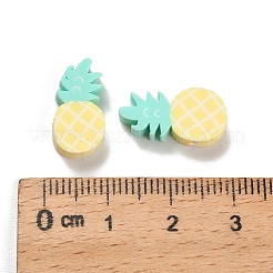 手作り樹脂粘土ビーズ  パイナップル  きいろ  15~17x7~9x4.5mm  穴：1.5mm&nbsp;CLAY-I013-02