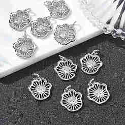 SHEGRACE Brass Clear Cubic Zirconia Pendants&nbsp;XGRQ3K230-535P