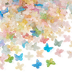 200Pcs 2 Styles Transparent Acrylic Bead Cap&nbsp;MACR-TA0002-92