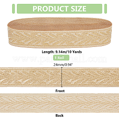 10 Yards Ethnic Style Embroidery Polyester Ribbons&nbsp;OCOR-WH0093-13