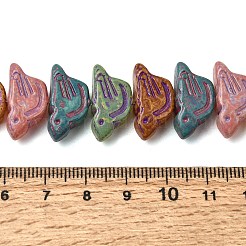 Painted Glass Beads Strands&nbsp;GLAA-Z021-19
