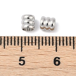 真鍮ブラッド  カドミウムフリー＆ニッケルフリー＆鉛フリー  コラム  プラチナ  4x4x4mm  穴：2.7mm&nbsp;KK-Q030-15P