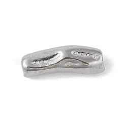 304ステンレススチールビーズ  チューブ  ステンレス鋼色  11x4x4mm  穴：1.4mm&nbsp;LS-STAS-M071-01D-P