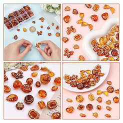 100PCS 10Style Acrylic Bead&nbsp;OACR-AR0001-18