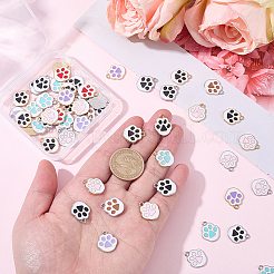 60Pcs Alloy Enamel Pendants&nbsp;ENAM-BM0001-54