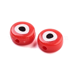 Opaque Printed Acrylic Beads&nbsp;OACR-G038-04A
