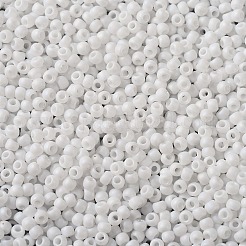 トーホー 11/0ラウンドビーズ  日本製シードビーズ  （761)マット不透明ホワイト  2.2mm  穴：0.8mm  約5555個/50g&nbsp;SEED-XTR11-0761