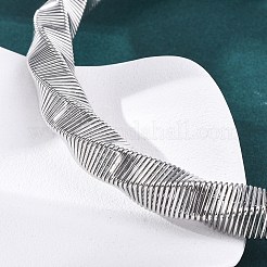 14mm Twist Iron Chain Necklaces&nbsp;NJEW-G163-02P